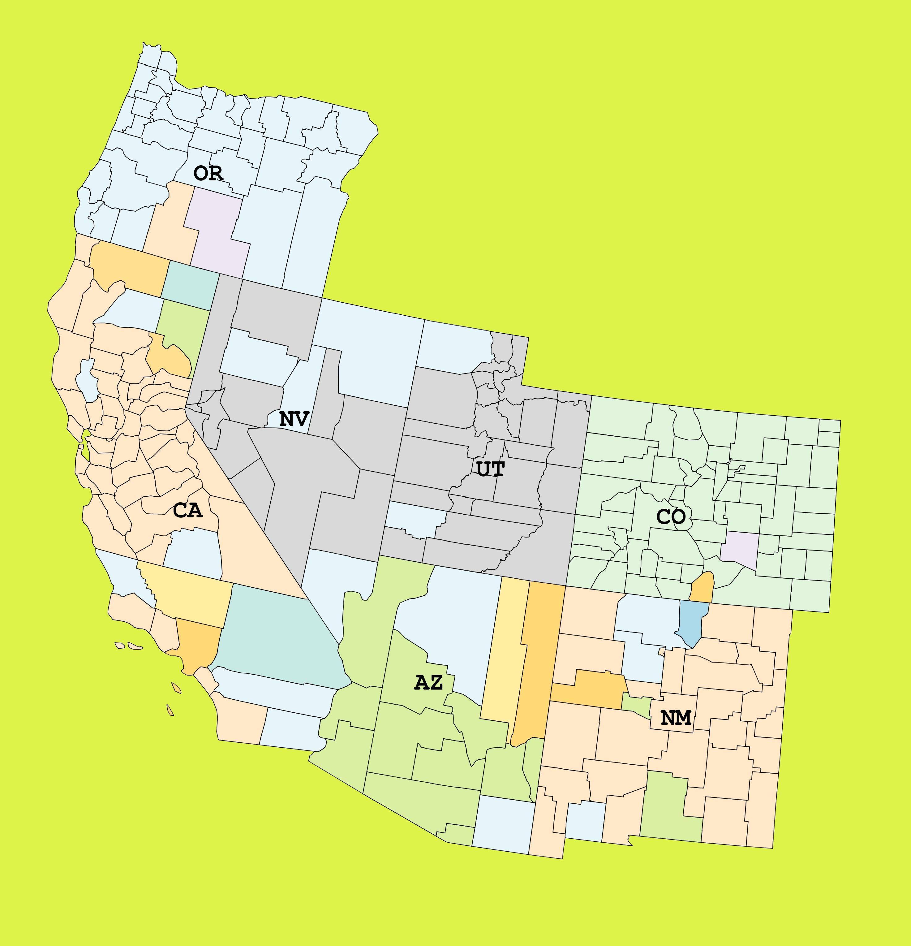 Clickable USA Map