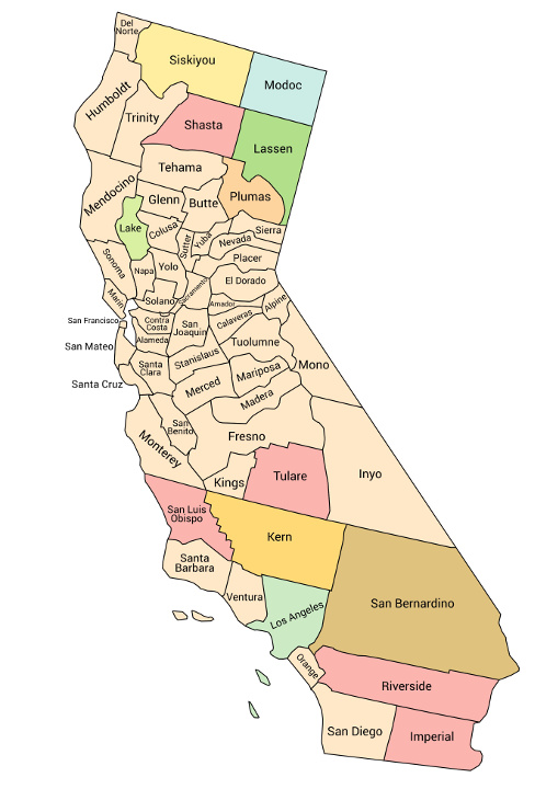 CALIFORNIA MAP
